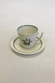 Royal 
Copenhagen 
Quaking Grass 
Coffee cup with 
saucer No 
884/9481. 
Measures 6.8 cm 
x 7.5 cm dia 
...