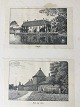 Ubekendt 
kunstner (19/20 
årh):
2 xylografier 
af Jyske 
Herregårde ca 
1900.
Nemlig Hald 
...