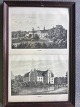 Ubekendt 
kunstner (19 
årh):
Gisselfeld 
Kloster og 
Bregentved ca 
1860.
2 litografier 
på ...