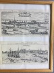 Ubekendt 
kunstner (19/20 
årh):
2 senere 
litografiske 
tryk efter 
Braunius 
Theatrum 
København ca. 
...