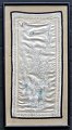 Chinese silk 
embroidery, 
19th century. 
Embroidery with 
insects and 
flowers. 53 x 
25 cm. Frame: 
...