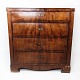 Empire chest of drawers with four drawers of mahogany, in great antique condition from the ...