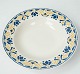 Deep dinner 
plate decorated 
with blue and 
yellow colours 
from the 1960s. 
We have 11 in 
stock. ...