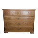 Empire chest of drawers with four drawers of pinewood, in great antique condition from the ...