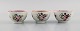 Three antique 
Chinese teacups 
in hand-painted 
porcelain. Qian 
Long 
(1736-1795).
Measures: 8.5 
x ...