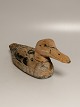 Lure duck of 
wood Fronthead 
with remnants 
of paint Height 
12cm Length 
31cm