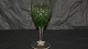 White wine 
glass Green # 
Antique glass 
from Holmegaard 
Glasværk.
With 
diamond-shaped 
fields and ...