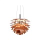Artichoke, Ø72, of copper designed by Poul Henningsen in 1958 and manufactured by Louis Poulsen. ...