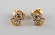 Danish jeweler. 
A pair of ear 
studs in 14 
carat gold 
adorned with 
bright 
diamonds. Late 
20th ...