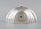 Lino Sabattini (1925-2016), Italy. Table watch in silver-plated metal. Art deco style. ...