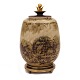 A Danish stoneware lidded jar by Carl Halier, 1873-1948, for Royal Copenhagen. 
Signed 1944. H: 26cm