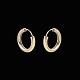 Danish 14k Gold 
Earrings
Stamped with 
585.
Diam. 1,7 cm. 
/ 0,67 inches.
Total Weight 
1,98 g. ...
