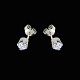 14k White Gold 
Earsticks with 
Diamonds. Total 
0,94 ct.
Top 
Wesselton/VS
Stamped with 
...