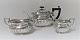 English tea 
service in 
sterling silver 
(925). 
Consisting of 
teapot, cream 
jug and sugar 
bowl. ...