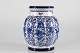 Aluminia 
Faience
Large faience 
vase Eremitage 
with floral 
motif in white 
and blue ...