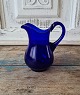 Cream jug in 
blue glass. 
Height 11cm