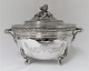 Portugal. 
Silver lid bowl 
(916). Stamped 
L. Titulo. 
Length 20 cm. 
Height 16 cm. A 
very nice lid 
...