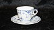 Royal 
Copenhagen Blue 
Fluted Half 
Lace, Coffee 
Cup and Saucer
Dek.nr. 1 / # 
719,
The diameter 
...