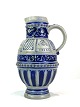 Ceramic jug in 
grey and blue 
colours, 
numbered 58, 
from around the 
1940s. The jug 
is in great ...