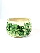 Ceramic bowl 
with light 
glaze and green 
pattern from 
the 1940s. The 
bowl is in 
great vintage 
...