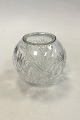 Crystal glass 
Spherical Vase 
with insert 
(Caviar bowl?). 
Measures 12 cm 
/ 4 23/32 in. x 
15 cm ...