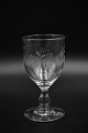 Old French 
souvenir wine 
glass with 
engraving and 
decorations. 
"Amitie" 
(Friendship) 
H:13,5cm. ...