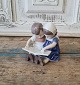 B&G figure 
"Reading 
children" 
No. 1567, 
Factory frist
kHeight 10 cm.
Design: IP ...