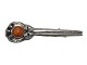 Danish Art 
Nouveau silver 
brooch with 
amber by Cort 
Hannibal.
Hallmarked 
"C.H.F. 830S". 
...