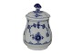 Royal 
Copenhagen Blue 
Fluted Plain, 
lidded mustard 
jar.
The factory 
mark shows, 
that this was 
...