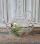 Strawberry set 
consisting of 
bowl and jug 
with 
hand-painted 
enamel 
decoration and 
gilded edge ...