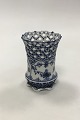 Royal 
Copenhagen Blue 
Fluted Full 
Lace Vase No 
1016. 1st 
Quality . 
Measures 11.5 
cm / 4 17/32 
in.