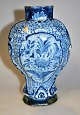 Delft fireplace 
vase, faience, 
1769 - 1783. 
Holland. Blue 
decorated. 
Master Jan vd 
Briel. ...