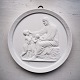 Plate in 
bisquit 
porcelain from 
Royal 
Copenhagen. 
Motif: "Christ 
blesses the 
children". 
Modeled ...