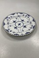 Royal 
Copenhagen Blue 
Fluted Full 
Lace Plate with 
gold No 1085. 
23 cm / 9.06 
inch. 2nd 
Quality.