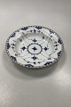 Royal 
Copenhagen Blue 
Fluted Full 
Lace Deep Plate 
with Gold No 
1078. Measures 
25 cm / 9.85 
inch. ...