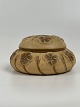 Art Nouveau 
ceramic jar 
with lid with 
flowers from 
Soholm on 
Bornholm, 
Denmark. 
Diameter 13 
...