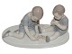 Rare Bing & 
Grondahl 
figurine, two 
boys playing 
with bricks.
The factory 
mark shows, 
that ...
