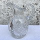 Crystal Jug, 
with high 
handle and cut 
glass, 20cm 
high, 16cm wide 
* Nice 
condition *