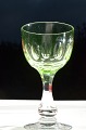 Derby glass 
green white 
wine, height 
12.5 cm. 4 7/8 
inches.Fine 
condition.