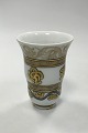 Bing & Grondahl Art Nouveau vase with decoration in gold. Signed by Jo Hahn 
Locher No 630