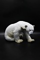Large polar 
bear in 
porcelain from 
Bing & Grondahl 
by Knud Kyhn. 
Decoration 
number: 1857. 
...