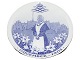 Royal 
Copenhagen 
Commemorative 
plate from 
1905, Nursing 
Sister in front 
of ...
