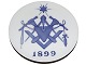 Royal 
Copenhagen 
Commemorative 
plate from 
1899, Masonic 
Insignia.
This product 
is only at our 
...