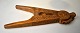 Antique nut 
cracker, carved 
birch wood, 
19th century 
Norway. L .: 
20. cm.
 