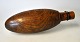 Hail container, 19th century Denmark. Polished beech with screw cap in fruit wood. L .: 18 cm.