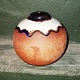 Round vase in 
ceramic from 
OSA ceramics 
workshop. 
Partly glazed. 
Made around 
1960. In good 
...