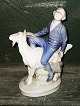 Figure with 
Klodshans on 
goat from Royal 
Copenhagen. 
Appears in good 
condition 
without damage 
or ...