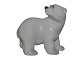 Lyngby figurine, polar bear.Decoration number 87A.Length 10.0 cm.Factory ...