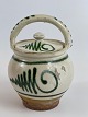 Small white and 
green maternity 
pot in ceramic 
with lid. 
Height: 
Approximately 
14.50 ...
