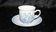 Coffee cup with saucer plate Christianholm PorcelainThe No. 1Height 6.3 cmSOLD